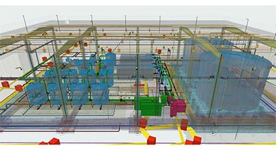 BIM per le Multiutility - Nuova Centrale di trattamento acqua potabile del Gruppo CAP Holding S.p.a. Borghetto Lodigiano LO